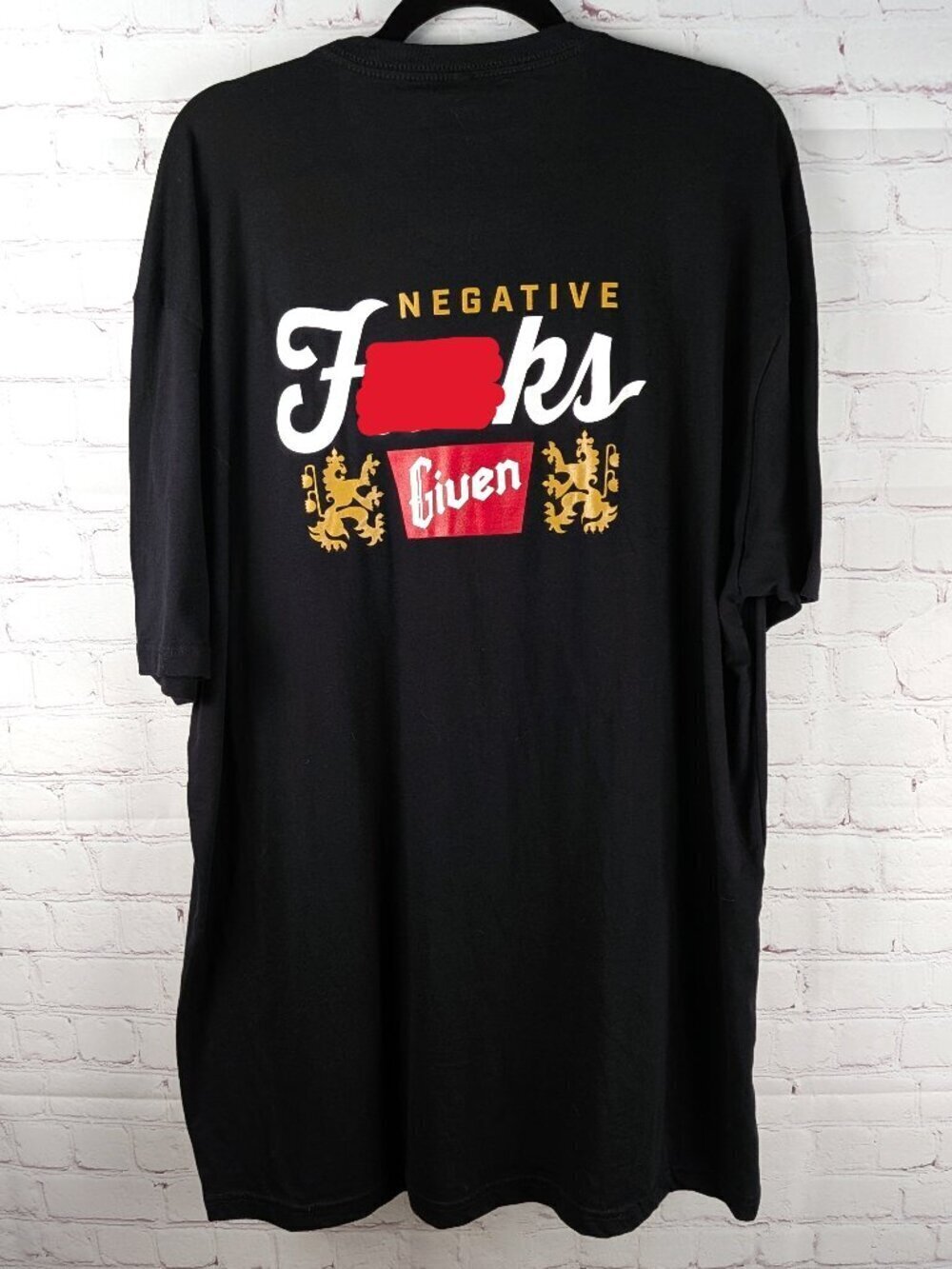 NEW Webig Moto Negative F***s Given Graphic Tee XXL